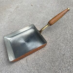 Vintage Heavy Copper Omelet Egg Square Pan